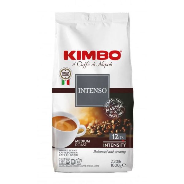 Кофе зерновой KIMBO Aroma Intenso обжарка средняя 1 шт 1 кг [110908/014088]