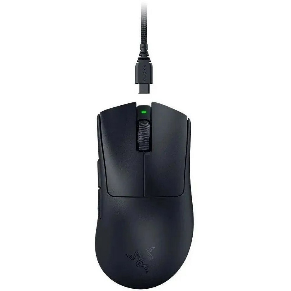 Мышь Razer DeathAdder V3 Pro оптическая, проводная/беспроводная, USB-C, черный rz01-04630100-r3g1